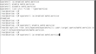 Enable or Disable services to start at boot with Systemctl on RHEL or CentOS