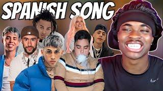 REACTING TO SPANISH SONGS