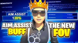 Huge Aim Assist Buff + FOV Update In Fortnite - Best Controller Settings for Linear & Exponential