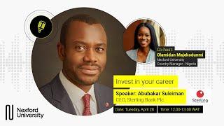 Webinar: Investing in your Career - Sterling Bank