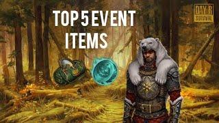 The 5 Most USEFUL Event Items in Day R Survival