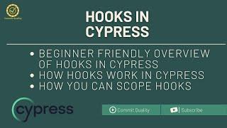 Cypress Hooks: Streamlining Test Automation for Better Results