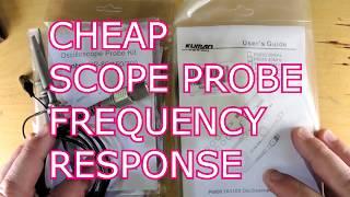 Cheap Scope Probe Frequency Response