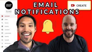 Updates to Email Notifications on YouTube