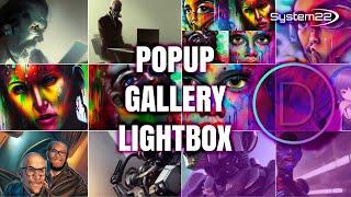 Divi Theme Popup Gallery Lightbox No Plugin