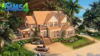 BIG BOHO BEACH HOUSE || The Sims 4 Animated Stop Motion