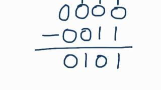 How to subtract binary numbers