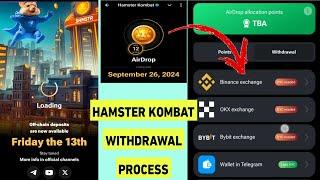 How to link either Binance, OKX or Bybit deposit address to Hamster Kombat