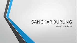 Teorema Sangkar Burung | Matematika Diskrit