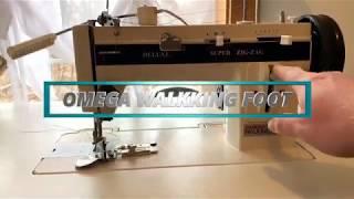 Omega Walking Foot Zig Zag Review // Best Home Sewing Machine