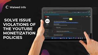 how to solve issue Violations of the YouTube monetization policies 