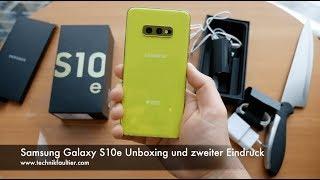 Samsung Galaxy S10e Unboxing und zweiter Eindruck