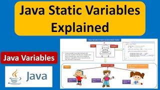 Java Static Variables Explained | Java Tutorial