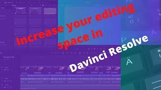 How to change the timeline length in Davinci Resolve.