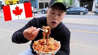 Asian Tries Canadian Poutine Taste Test! (POUTINE IN CANADA) Who has the best poutine?