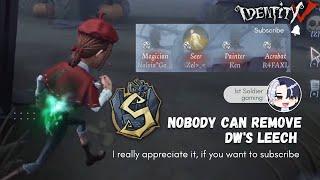 S badge Painter: How to win Without remove Leech | identity v