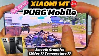 Unboxing XIAOMI 14T Test Game PUBG Mobile 120fps? Lag? Temperature? Battery Drain? | Full Handcam