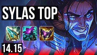 SYLAS vs YASUO (TOP) | Legendary, 12/4/14, 600+ games | EUNE Master | 14.15