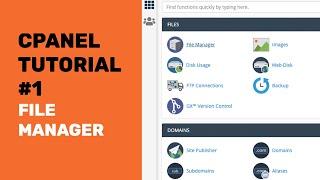 cPanel Tutorial | How To Use cPanel File Manager To upload you website and Get Your Website Online
