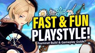 FREMINET FULL GUIDE: How to Play, Best Artifact & Weapon Builds, Team Comps | Genshin Impact 4.0
