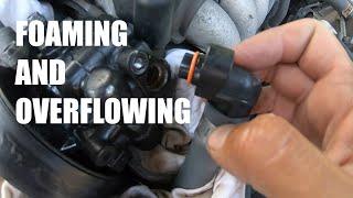 2007 Honda Accord Power Steering Fluid Foaming And Overflowing