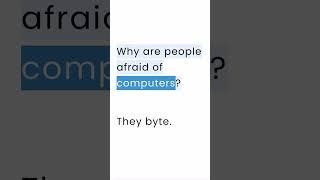 Why are people afraid of computers? #5yearold #techjokes #funny