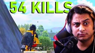 54 KILL WORLD RECORD BGMI HACKER [ Reaction ]