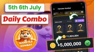 Hamstar Kombat Daily Combo 6 July || 5th to 6th July || Hamster Daily Combo Today | Daily Combo 