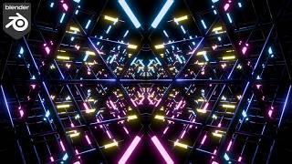 How to Make a Neon Grid in Blender (EASY)