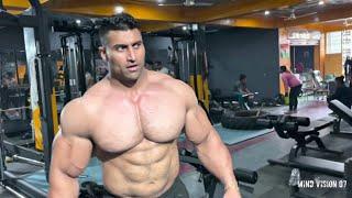 Real Life Giant Anuj Taliyan - Mass Monster Gym Motivation - Best Bodybuilder in india