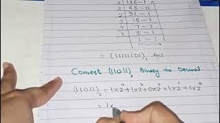 Convert Binary to Decimal,convert 11011 base 2 to base 10,convert 11011 binary to decimal