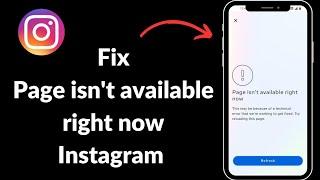 Page isn't available right now Instagram (2024) | Instagram this page isn't available problem fixed