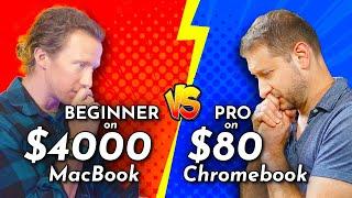 Beginner on M1 Max MacBook VS. Pro on Chromebook - Web Developer Showdown!