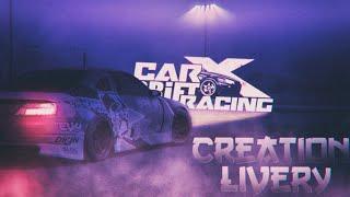 EVILEMPIRE NISSAN SILVIA S15 | Livery Timelapse & Gameplay | CarX Drift Racing Online
