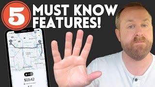 5 HIDDEN Uber Driver App Features You NEED TO KNOW!