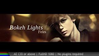 Bokeh Lights Titles (After Effects template)