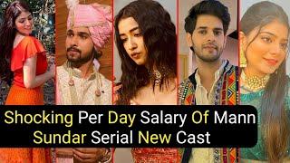 Shocking Per Day Salary Of Mann Sundar Serial New Cast | Ruhi | Nahar | Juhi | TM