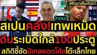 #ด่วน สเปนคลั่ง!เทพเหม็ด มูฮัมหมัด อุสมานมูซา ตีนระเบิดใกล้100ประตูทีมชาติไทย