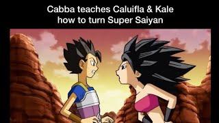 Cabba teaches Caulifla & Kale how to turn super Saiyan