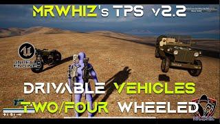 UE5 - ALSV4 Drivable Two/Four Wheeled Chaos Vehicles #mrwhiz #unrealengine5 #alsv4