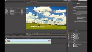 Adobe Encore CS6 Basics CC Tutorial 2014 DVD and Blur-ray Authoring