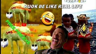 RUOK BE LIKE REAL LIFE | FREEFIRE.EXE | FREE FIRE FUNNY MOMENTS