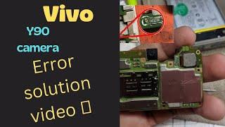 how to repair vivo y90y91 camera error solution video