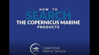 How to search the Copernicus Marine Products