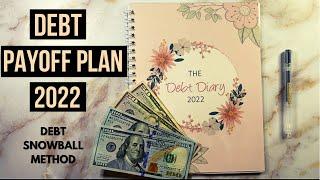 Debt Payoff Plan 2022 | Starting Debt: $45,542.39 | Debt Snowball $2000 | Dave Ramsey Inspired