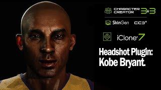 iClone 7 & Character Creator - Headshot plugin: kobe Bryant