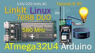 Alexa + Python LinkIt Smart 7688 Duo + AC Switch | Tutorial # 35