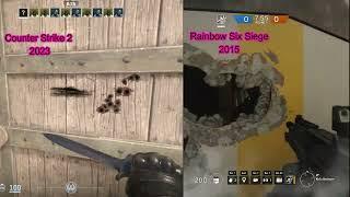 Counter-Strike 2 (2023) vs Rainbow Six Siege (2015)