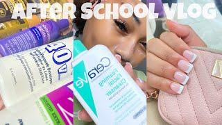 After School Vlog|| Hair store, Drive w me, Nails, Etc.