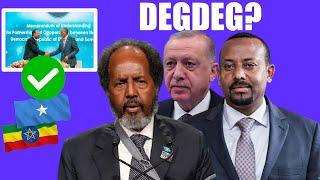 XogDegDeg:-war hada laga helay Kulankii Turkiga ee Soomaaliya iyo Itoobiya? Amarka Abiy Guusha SL?